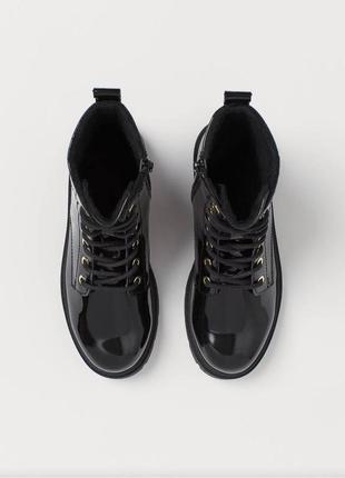Ботинки, челси лаковые h&m2 фото