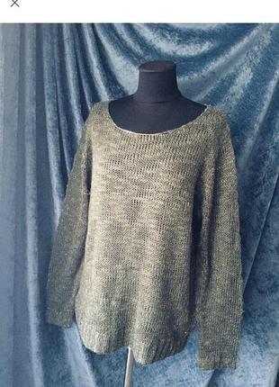 🔥 светр 🔥 мирер кофта вязаный с люрексом брендовый