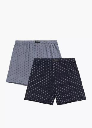 Труси  atlantic 2mbx-057 сімейні чоловічі вільного крою  набір 2 шт.