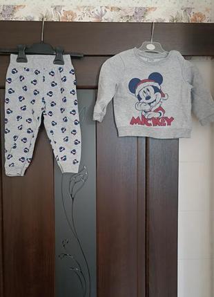 Костюм пижама на флисе disney mickey mouse