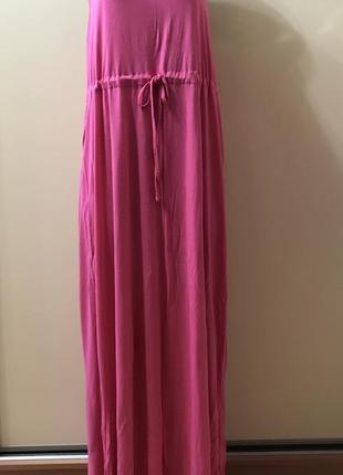 Сарафан довгий george турція рожевий р.54/56 віскоза eur-50