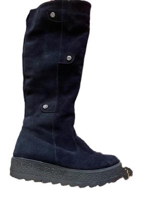 Женские зимние сапоги до колена