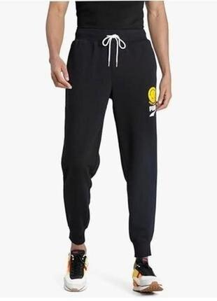 Puma мужские спортивные штаны на флисе Graphic black