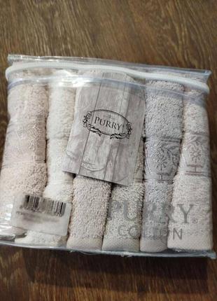Рушники махрові purry cotton 6-в-1