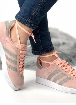 Adidas gazelle кросівки жіночі нат.замш.