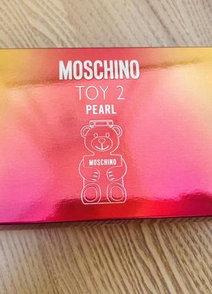 Набір moschino toy 2 pearl оригінал!4 фото