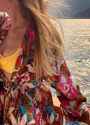Кимоно, накидка в цветочный принт lc waikiki 14-16 размер