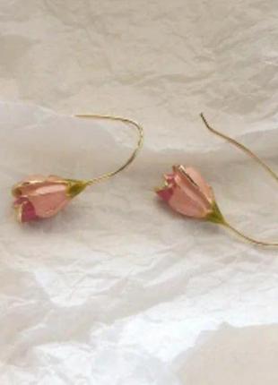 Сережки квіти