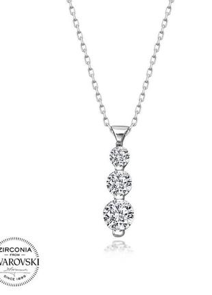 Swarovski silver кулон із ланцюжком 925 💝