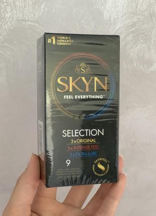 Презервативы skyn selection 9 штук скин сельдерей