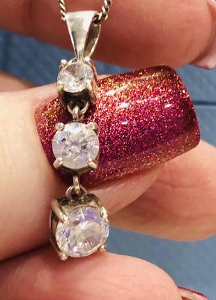 Swarovski silver кулон із ланцюжком 925 💝6 фото