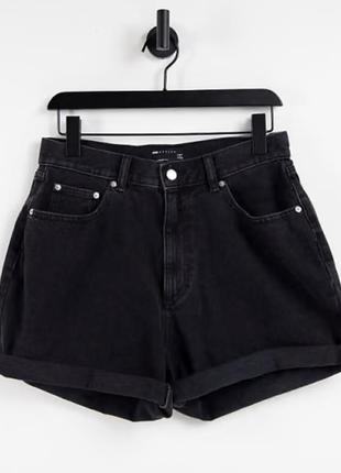 Шорти asos нові чорні розмір 8(36)
