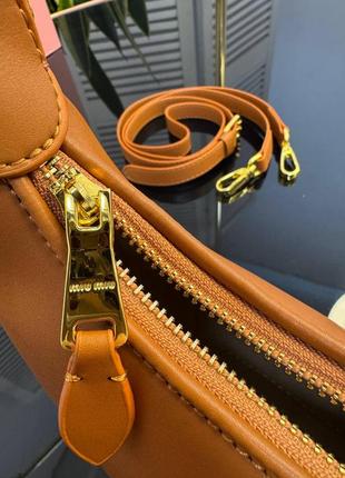 Кожаная сумка miu miu 3