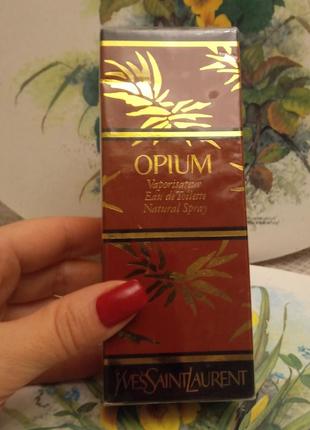Духи винтажные от yvesaintlaurent,, opium,, 50 мл  в слюде . оригинал