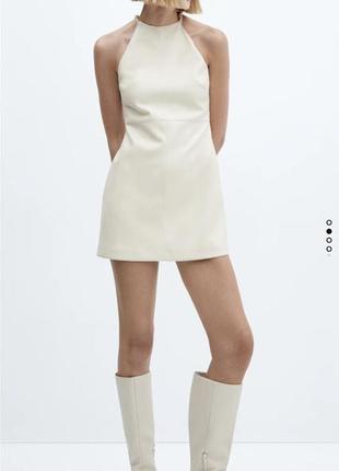 Мини-платье mango halter