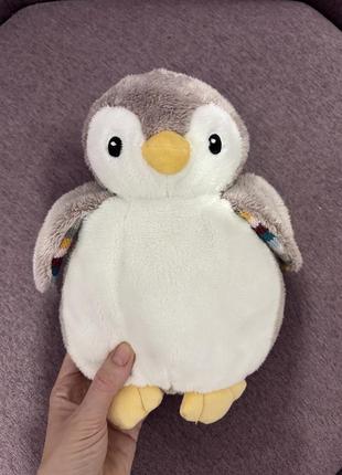Мягкая музыкальная игрушка-ночник zazu "пингвин фиби"