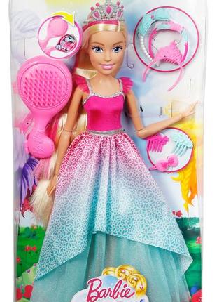 Шарнирная кукла mattel barbie endless hair kingdom princess doll