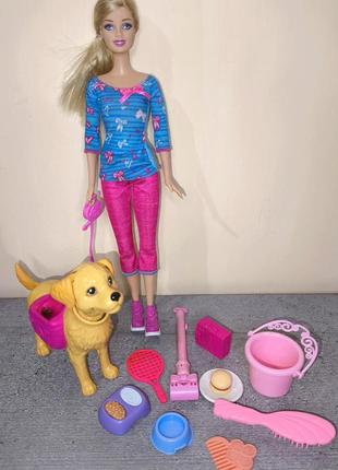 Barbie оригинал набор с собакой-кукла барбы с собачкой - вход за питомцем