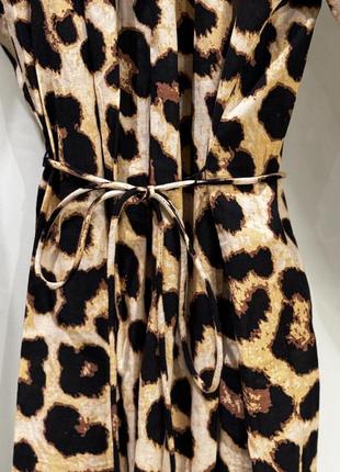 Леопардова сукня h&m 100% котон s-m 8