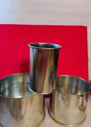 Три металлические формочки для выпечки пояски цена за все