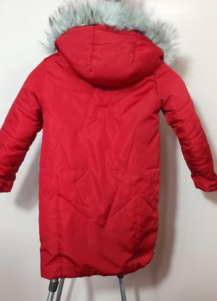Куртка, пальто зимнее для девочки 6-7 лет