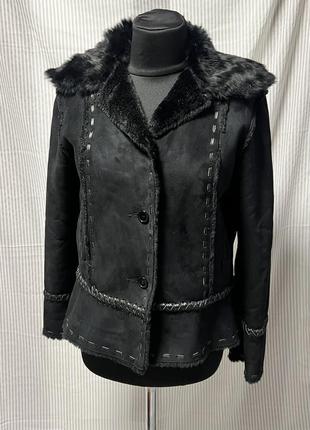 Жіноча дублянка шубка полушубок vera pelliccia