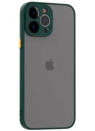 Чехол матовый и противоударный для iphone 13 pro