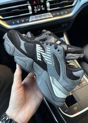 Женские кроссовки new balance 9060 black grey