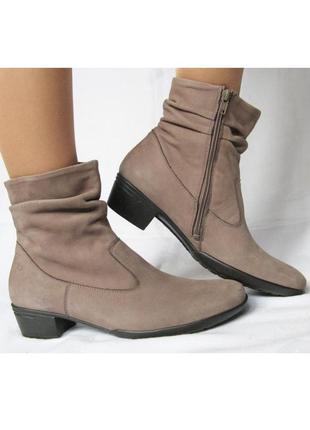 Полусапожки,ботинки,нубук австрия, 40 размер