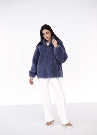 Натуральна супер шубка зі 100% овчини в 4 кольорах