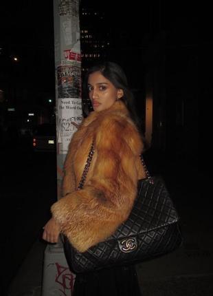 Шуба лиса fox fur