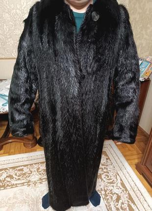 Шуба нутрия натуральная