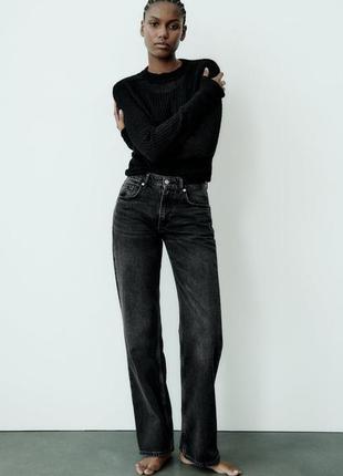 Джинсы wide leg от zara