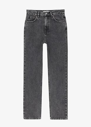Джинсы серые pull &amp; bear mom 5