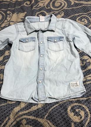 Сорочка на хлопчика від h&m