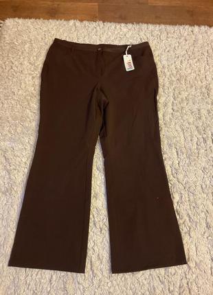 Штани шоколадного кольору