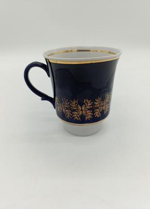 Велика радянська кобольтова чашка керамічна ссср советская кобольтовая чашка кружка кобаль ссср