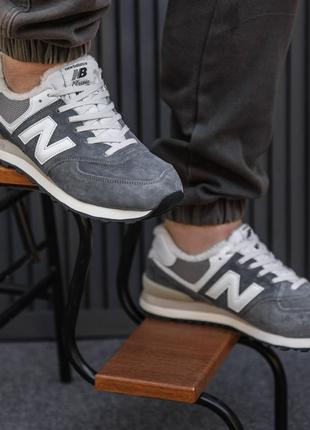 Мужские зимние кроссовки new balance 574 winter