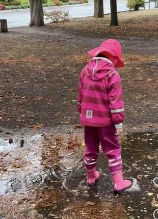 Курточка дождевик прорезиненный всесезонный reima tihku (финляндия)