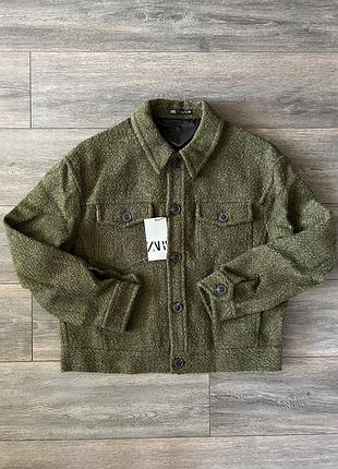 Куртка из букле zara (р. l)