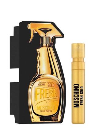 Парфюмированная вода для женщин moschino gold fresh couture 1 мл