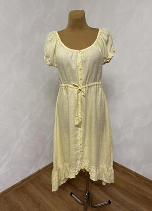 Літня сукня з льоном