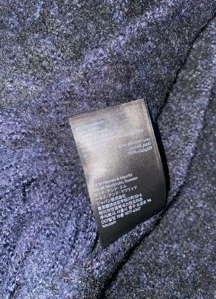 Теплий темно-синій повітряний шарф палантин від h&m