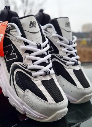 Мужские кроссовки new balance 530v2 white black