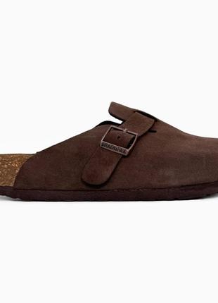 Капці birkenstock boston brown
