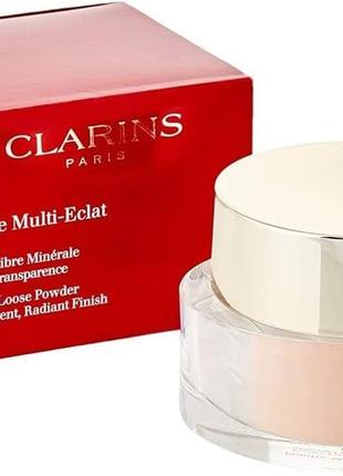 Минеральная рассыпчатая пудра clarins poudre multi-eclat mineral loose powder