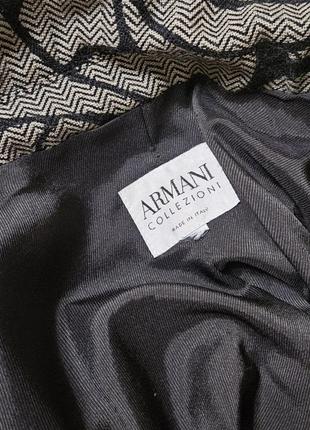 Armani collezioni піджак блезер жакет у принт 100% вовна6 фото