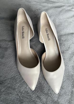 Туфлі лодочки  шкіряні 🤍