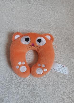 Подушка для куклы battat orange kitty cat 4" с вышивкой