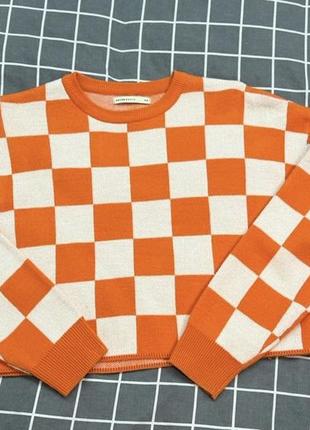 Кофточка в клетку